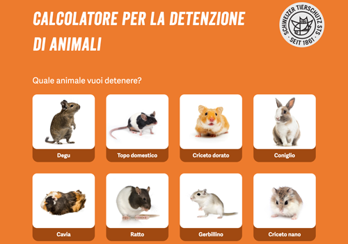 Calcolatore per la detenzione di animali 